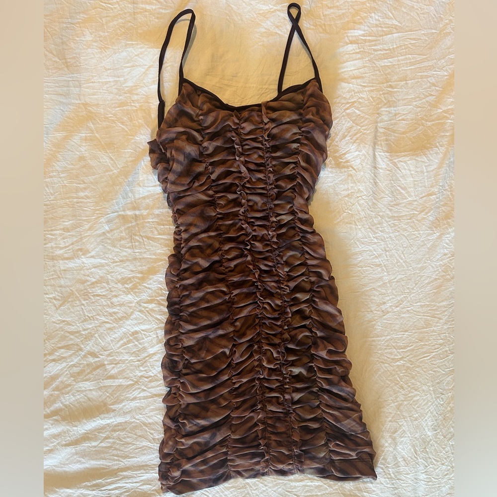 Clingy, Rushed Body Con Dress from Urban Outfitters
